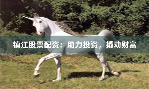 镇江股票配资：助力投资，撬动财富