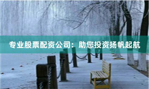 专业股票配资公司：助您投资扬帆起航