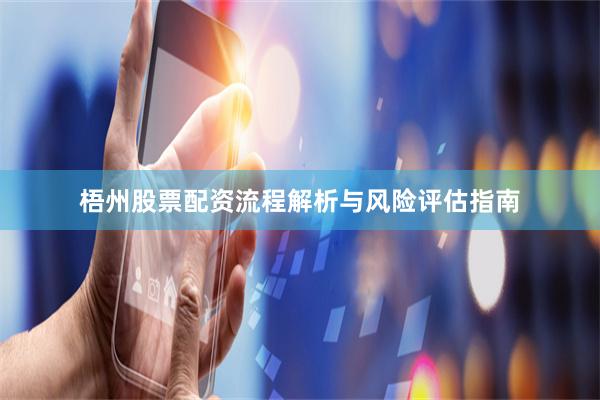 梧州股票配资流程解析与风险评估指南